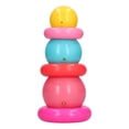 thumbnail image 3 of Juego de bolas apilables de dibujos animados de colores brillantes para niños, juguete educativo de aprendizaje temprano con bolas apilables, 3 of 14