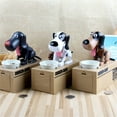 thumbnail image 2 of Gallickan Dog Piggy Bank, Pippy Money Saving Box, Cute Automatic Stealing Coin Bank, Robotic Coin Munching Toy Money Box Gift for Christmas Birthday Party, 2 of 6