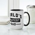 thumbnail image 4 of CafePress - World's Okayest Dad - 15 oz Ceramic Large White Novelty Mug, 4 of 4
