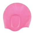 thumbnail image 2 of Happy Date 1pack Silicone Swim Cap,Ear Protection 3D Ergonomic Design Waterproof Bathing Solid Swimming Cap Ear Cover Pockets Comfortable for Adult Men Women Long Hair, 2 of 2