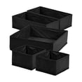 thumbnail image 2 of Non-Woven Fabric Drawer Organizer Bins, Foldable Storage Boxes for Clothes, Underwear, Socks, Set of 5, 11 x 5 x 5.5 Inches, 2 of 6