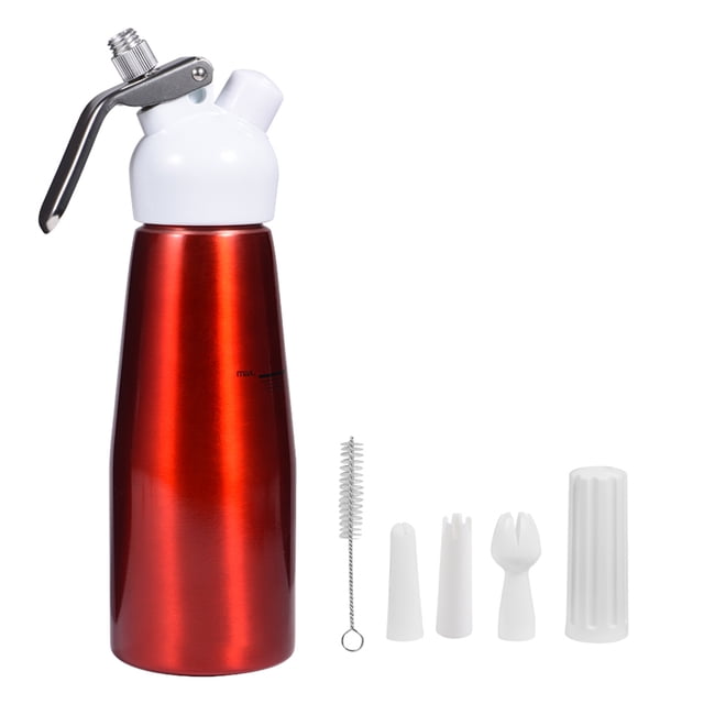 Whipped Cream Maker,500mL Aluminum Whipped Dessert Cream Whipper Cream Foam Maker User-Friendly Design