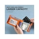 Fashnice Hommes Mince Portefeuille Bifold Sac Minimaliste Mini RFID Bloquant Mens avec ID Fenêtre Argent Clip Orange – image 3 sur 4