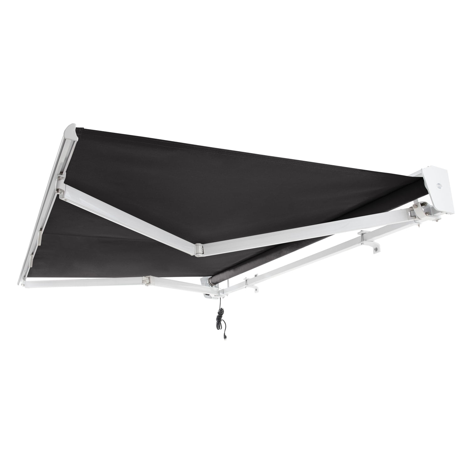 Awntech Destin with Hood Left Motor with Remote Motorized Retractable Awning