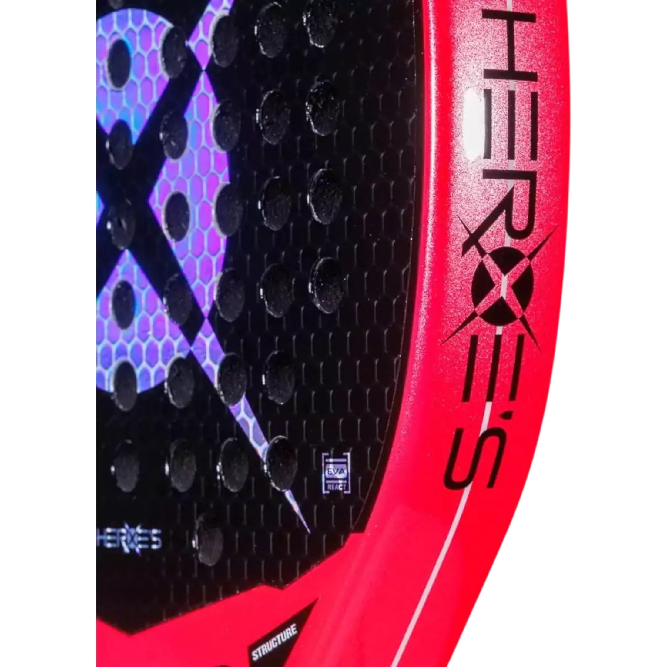 Heroes RS2 2025 Padel Racket 18K Carbon Silver Teardrop shape Advanced Mid Balance