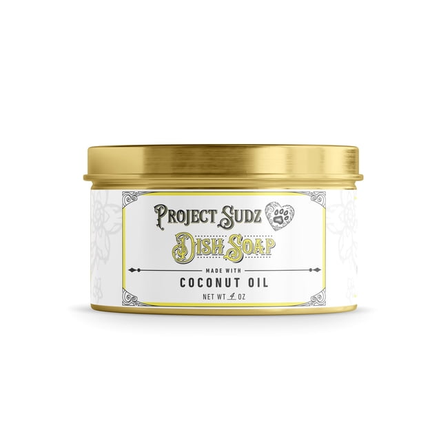 Jabón sólido para platos Project Sudz con aceite de coco 113 g ecológico