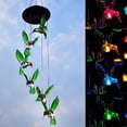 thumbnail image 4 of Carillón de viento móvil LED con energía solar con seis colibríes a prueba de agua, iluminación decorativa para jardín interior y exterior., 4 of 4