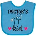 thumbnail image 3 of Inktastic Doctors Kid Physician Stethoscope Girls Baby Bib, 3 of 4