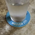 thumbnail image 2 of Nailed It Hammerhead Shark Funny Humor Pun Novelty Coaster Set, 2 of 4