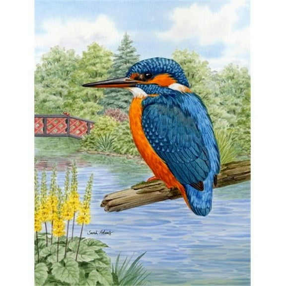 Kingfisher Flag Garden Size