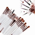 thumbnail image 4 of 20 Pcs Makeup Brushes Proffesional Cosmetics for Face Makeup Brush Set Powder Concealer Eyeshadow Eyebrow Lip Brush Beauty Tools, Black, 4 of 8