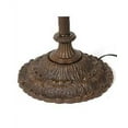 thumbnail image 4 of Tiffany Torchiere Floor Lamp, Golden Amber Glass Shade, 4 of 5
