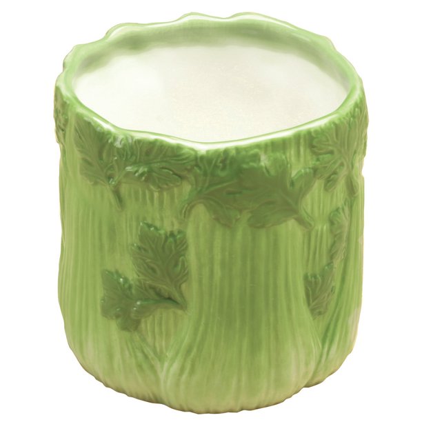 Celery Stick Holder Collectible Vegetable Ceramic Glass Container