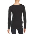 thumbnail image 3 of Splendid Womens Thermal Long Sleeves Henley Top White S, 3 of 3