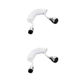 thumbnail image 3 of Naiovety Extension Leakproof Splashproof 2 Replacement Accessories Household Gear Extender Adjustable Connector Blanco 2Conjunto, 3 of 6