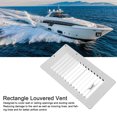thumbnail image 4 of Ventilación Con Rejilla, 228 X 127 Mm Ventilación Con Rejilla Estampada Pulido De Espejo De Alta Resistencia A Prueba De Herrumbre Para Barcos Para Kayaks Para Vehículos, 4 of 8