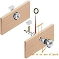 thumbnail image 5 of 3 Digit Password Combination Locks ,30mm Zinc Alloy Cam Cabinet Code Lock for Security Drawer Mailbox Cabinet Tool Box Glass Cabinet Safe Locker, 5 of 5