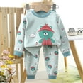 thumbnail image 2 of Toddler Summer Clothes Toddler Boy Clothes Kids Fall Long Sleeve T-Shirt and Pants Outfit 2 Piece Sweatsuit Clothing Set, 2 of 2