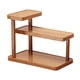 thumbnail image 1 of Estante de exhibición de mesa Organizador de escritorio Organizador de maquillaje decorativo de madera para 30 centímetros, 1 of 8