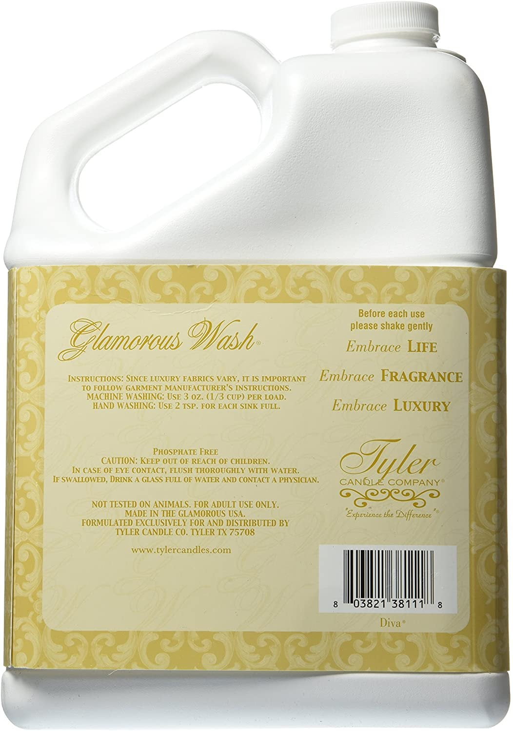 Tyler Candle Co. 1 Gallon Glam Wash-Diva – Adelaide's Boutique