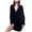 Womens Velvet Dress Black, variant on OSFVNOXV Retro Velvet Shirt Dress for Women Long Sleeve Deep V-Neck Baggy Lapel Blouse Mini Dress with Pockets