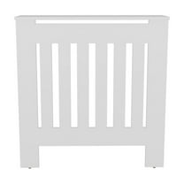 Depot E-Shop Lagro Radiator Cover Cabinet, 1 Shelf, White