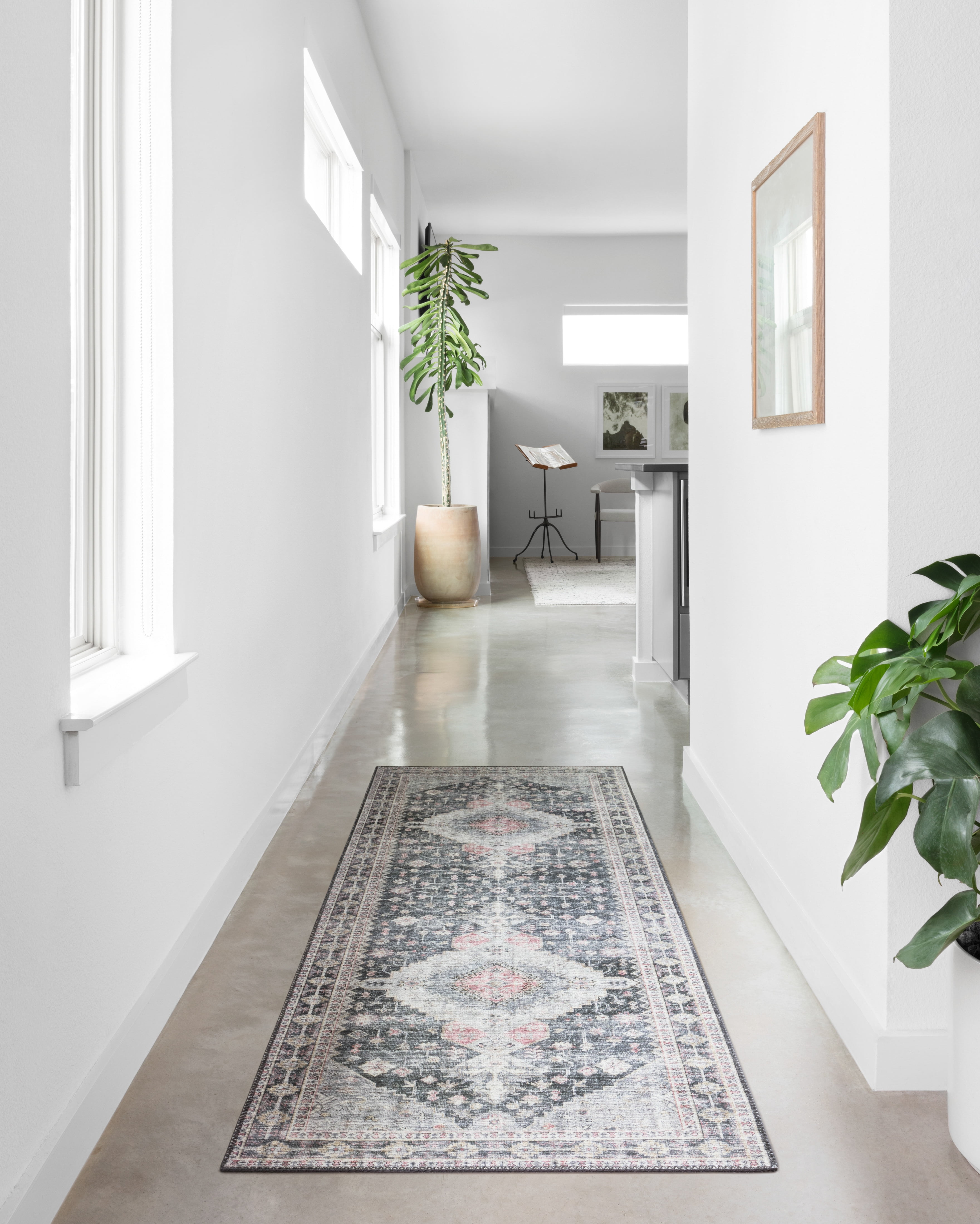 SKY-02 Charcoal, Multi 7 x 9 Oval Size Rug