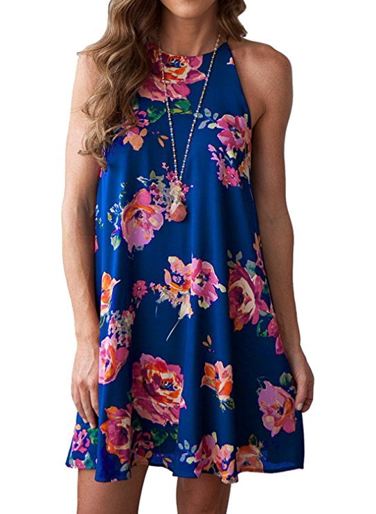 halter neck summer dress