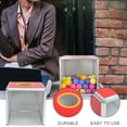 thumbnail image 3 of OUNONA Raffle Boxes For Fundraising Donation Box With Slot Aluminum Alloy 1Pcs Red, 3 of 5