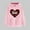Pink, variant on SOOMLON Valentines Day Hoodies for Women Lover Valentines Gift Plus Size Comfy Long Sleeve Crewneck Sweatshirts Tops Funny Heart Graphic Pullovers Shirts Fashion Holiday Outfits 2025 Pink XL