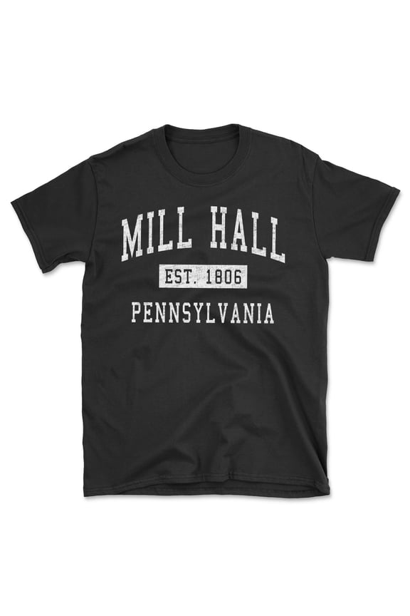 Mill Hall Pennsylvania Classic Established Men's Cotton T-Shirt