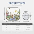 thumbnail image 3 of Kll Herbs And Wildflowers Windshield Sun Shade 2-Piece Foldable Car Front Window Sunshade For Most Sedans Suv Truck- Large, 3 of 7
