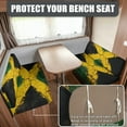 thumbnail image 2 of FOR U DESIGNS Jamaica Flag Print 2 Pcs RV Dinette Cushion Covers Comfortable Replacement Camper Cushion Slipcover Sofa Furniture Protector 1 Backrest Covers and 1 Bench Covers, 2 of 7