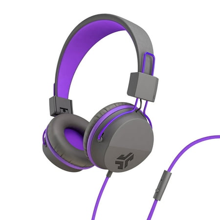 JLab Audio JBuddies Studio Volume Safe, Folding, Over-ear Kids Headphones with Mic -