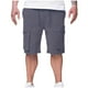 thumbnail image 2 of pstuiky Pantalones cortos cargo para hombre, Pantalones cargo casuales de color sólido para hombre, para ejercicio, a la moda, para exteriores, con cordón, cintura elástica, pierna recta, bolsillos, 2 of 4