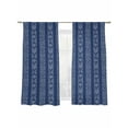 thumbnail image 2 of Vintage Bohemian Sheer Curtains 72 Inches Long 2 Panels Farmhouse Tribe Art Light Filtering Semi Sheer Window Curtains Drapes for Bedroom Living Room 52"x72", 2 of 7