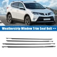 thumbnail image 2 of 1 Set Window Weatherstrip Trim Seal Belt Fit for Toyota Rav4 2013-2018 75710-0R040 Silver Tone, 2 of 6