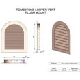 thumbnail image 3 of Stainless Steel Tombstone Louvered Gable Wall Vent Vent Size: 12" W x 24" H, Mount Type: Flush, 3 of 4