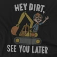 thumbnail image 2 of Blippi Hey Dirt, See You Later Unisex Adult Long-Sleeve T Shirt, Black, 2X-Large, 2 of 3