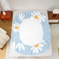 thumbnail image 5 of Homewish Kids Children Floral Daisy Full Size Sheets 4-Piece,Rustic Chic Flowers Breathable Bed Sheets,Spring Garden Lightweight Sheet Sets,Breathable Home Decor, 5 of 7