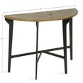 thumbnail image 2 of Kate and Laurel Langdon Wood Console Table, 41" x 16" x 31", Rustic Brown and Black, Shabby-Chic Home Decor For Storage and Display, 2 of 7