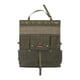 thumbnail image 1 of Bolsa organizadora de lona para el asiento trasero del coche con soporte para caja de pañuelos. Verde, 1 of 9