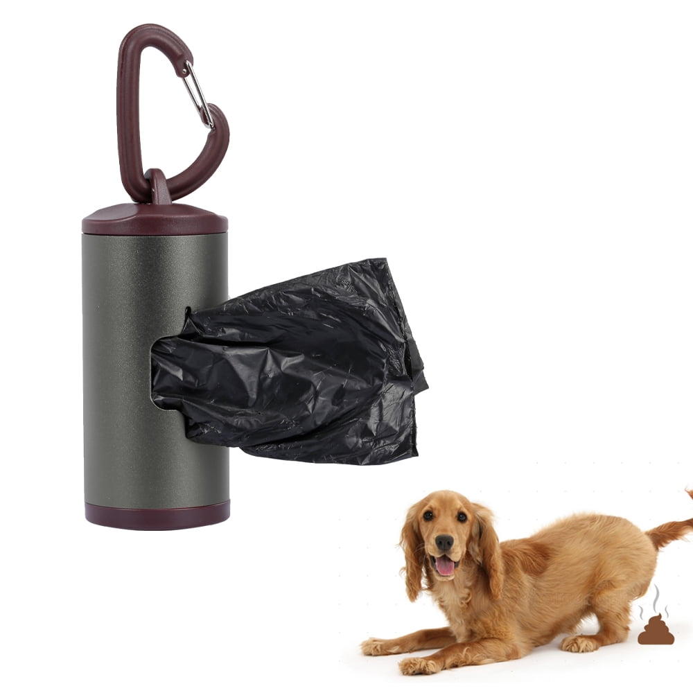 Colorful Pet Poop Holder Dog Waste Dispenser Aluminum Alloy Tube