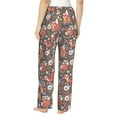 thumbnail image 3 of Goofa Foxes Printed Soft Pajama Pants for Women, Wide Leg Comfy Casual Lounge Yoga Pants-Large, 3 of 9