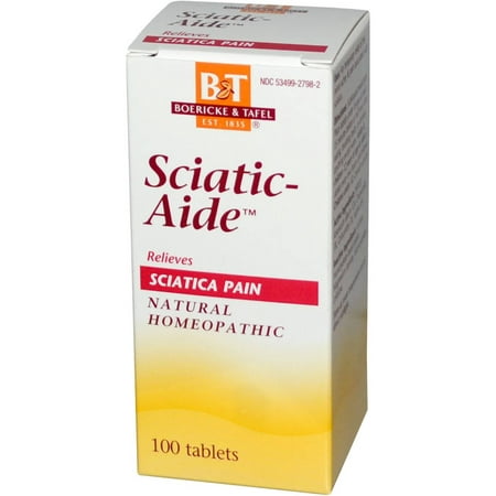 Boericke & Tafel Sciatic-Aide Sciatica Pain Relief Tablets, 100 (Best Sciatica Pain Relief Medicine)
