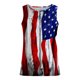 thumbnail image 4 of Tanques para Hombre para el Verano Solto Chaleco Impresión Deportivo Cuello Redondo, Casual, 4 of 4