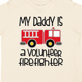 thumbnail image 4 of Inktastic Volunteer Firefighter Daddy Boys or Girls Toddler T-Shirt, 4 of 5