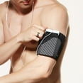 thumbnail image 2 of jinwen Manchon de Bras de Téléphone Réfléchissant pour Course Sport Bandeau Pochette Noir Noir G, 2 of 9