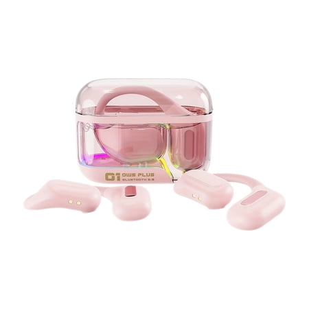 RBCKVXZ Wireless Earbuds Bluetooth 5.3 Long Range Low Delay Sports Bilateral Stereo Ear Mounted Noise Reduction Bluetooth Earphones Birthday Gifts Pink