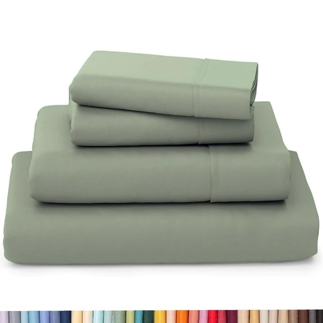 HLONK Ultra Soft Wrinkle Resistant Bamboo Sheet Set - 4 Piece Set - 2200 Series